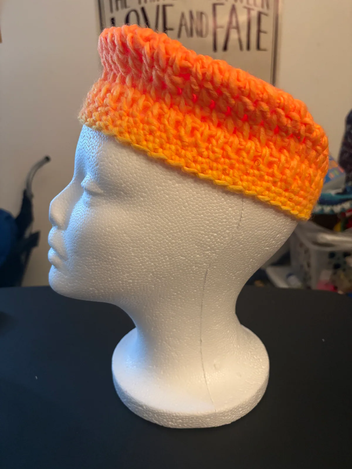 Electric Circus Handmade Crochet Headwear, detail photo 1