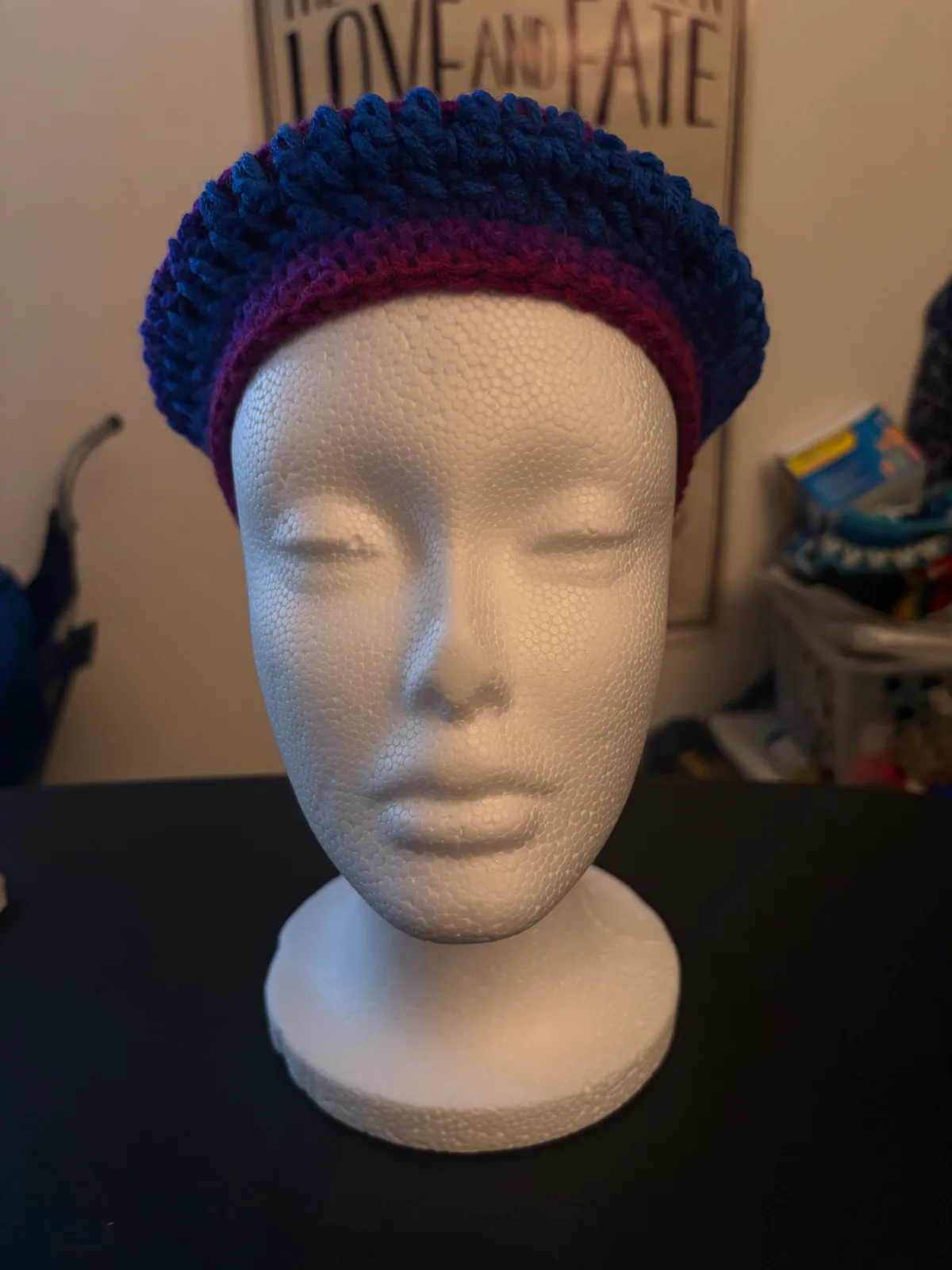 Favorite Stripe Handmade Crochet Headwear, detail photo 4