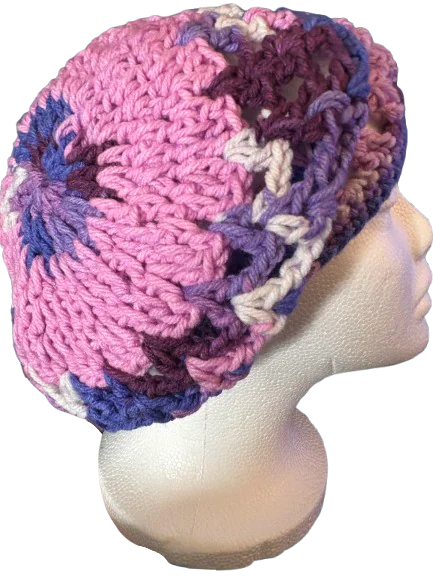 Iris Bouquet Handmade Crochet Headwear, detail photo 4