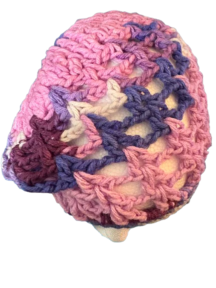 Iris Bouquet Handmade Crochet Headwear, detail photo 5