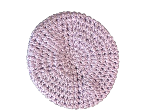 Lilac Handmade Crochet Headwear, detail photo 1
