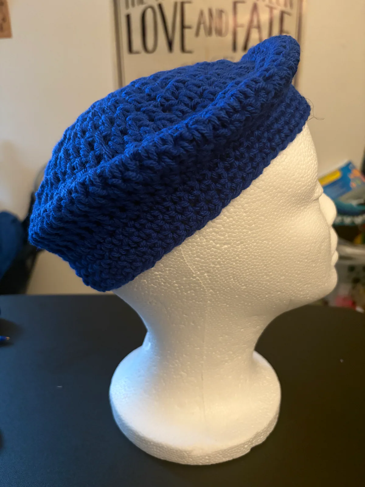 True Blue Handmade Crochet Headwear, detail photo 3